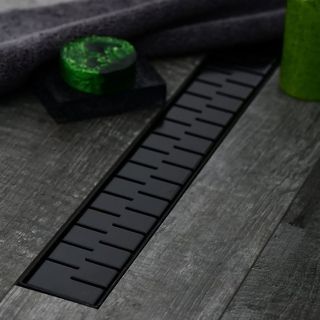 Душевой лоток Paini Medium CH650MC 65см чёрный матовый